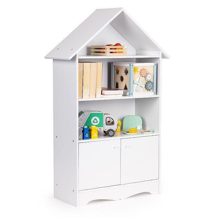Детска къщичка за играчки етажерка за книги Ecotoys