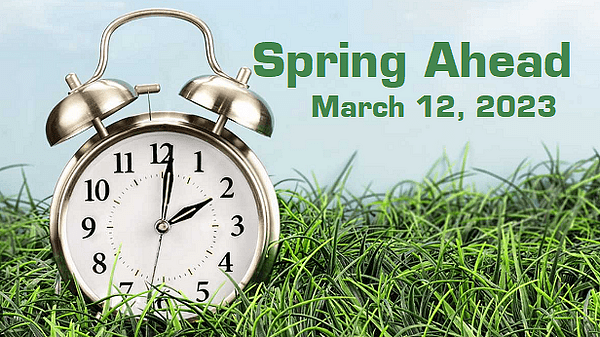 Daylight Saving Time Changes 2023 in Spring, USA