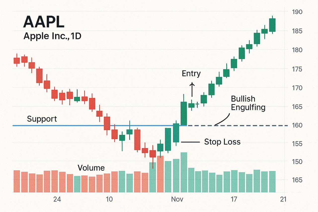 How to Trade Engulfing Candles: Bullish & Bearish Reversal Patterns  Explained