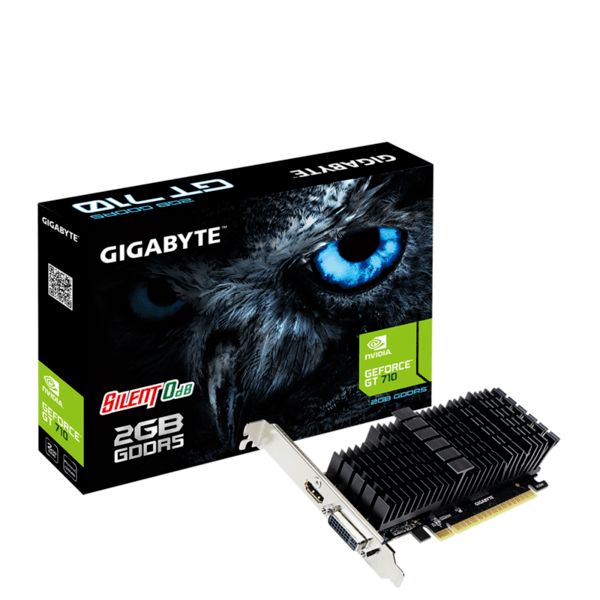 Видео карта Gigabyte GeForce GT 710 2GB GDDR5 64 bit, Low Profile, Silent Видео карта Gigabyte GeForce GT 710 2GB GDDR5 64 bit, Low Profile, Silent