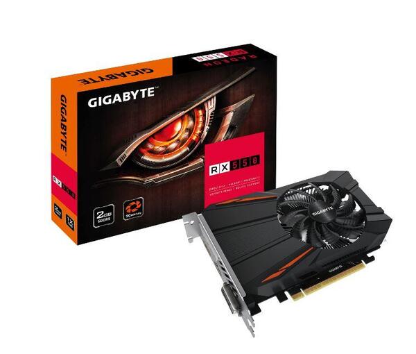 Видео карта GIGABYTE AMD RX550 GAMING-2GD, 2GB GDDR5 128 bit, DisplayPort, HDMI, DVI-D Видео карта GIGABYTE AMD RX550 GAMING-2GD, 2GB GDDR5 128 bit, DisplayPort, HDMI, DVI-D