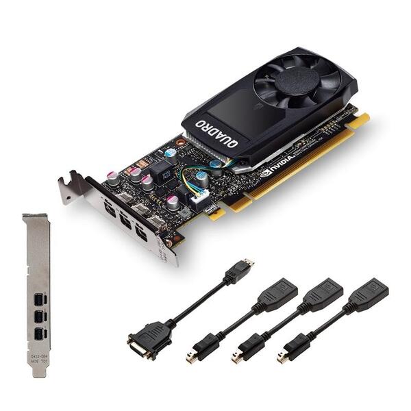 Видео карта PNY NVIDIA Quadro P400, 2GB, GDDR5, 64 bit, DVI адаптер Видео карта PNY NVIDIA Quadro P400, 2GB, GDDR5, 64 bit, DVI адаптер