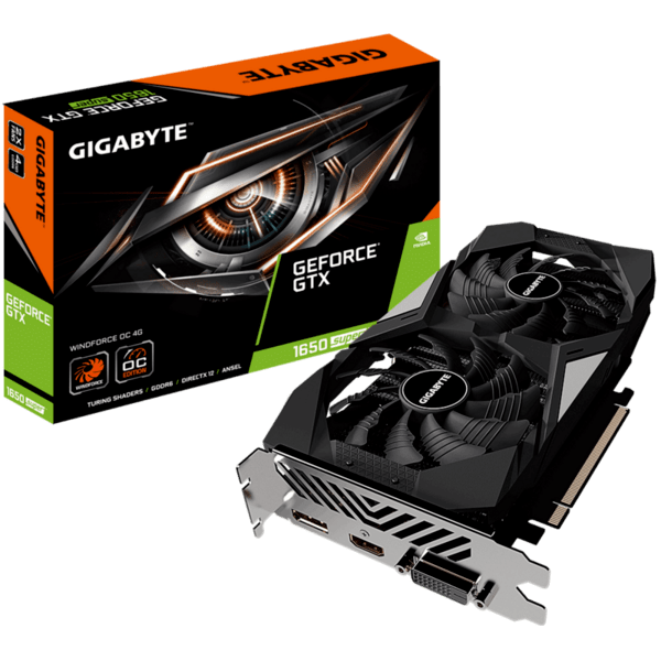 VGA GIGABYTE GeForce GTX 1650 SUPER WINDFORCE OC 4G, 4GB GDDR6, DP, HDMI VGA GIGABYTE GeForce GTX 1650 SUPER WINDFORCE OC 4G, 4GB GDDR6, DP, HDMI