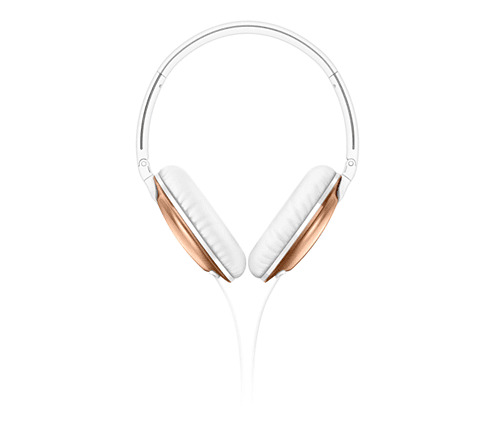 Philips Слушалки с микрофон 32 мм мембрани/затворен гръб, с наушници, меки възглавнички за уши, плоско сгъване, цвят бял Philips Слушалки с микрофон 32 мм мембрани/затворен гръб, с наушници, меки възглавнички за уши, плоско сгъване, цвят бял