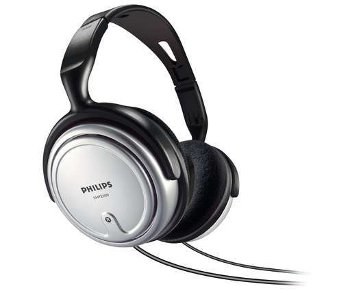 Philips HiFi слушалки, TV headphone 6m cable, 3.5-6.3mm adaptor, volume control Philips HiFi слушалки, TV headphone 6m cable, 3.5-6.3mm adaptor, volume control