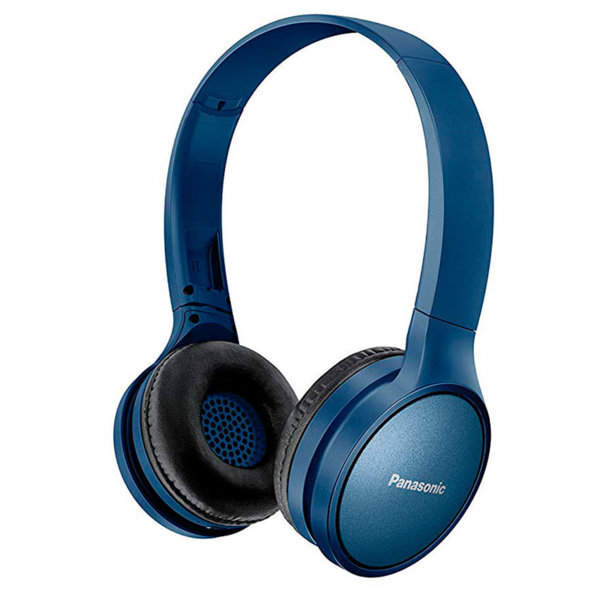 Panasonic безжични стерео слушалки c Bluetooth® и олекотен дизайн, сини Panasonic безжични стерео слушалки c Bluetooth® и олекотен дизайн, сини