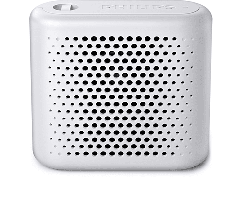 Philips Bluetooth® Безжична портативна тонколона, Акумулаторна батерия, 2 W - бял Philips Bluetooth® Безжична портативна тонколона, Акумулаторна батерия, 2 W - бял