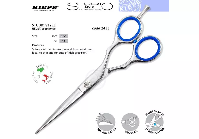 НОЖИЦА STUDIO STYLE 2433/5", 5.5", 6"
