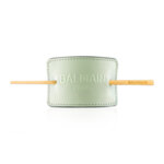 Лимитирана зелена барета за коса Balmain Limited Edition Pastel Green Embossed Hair Barrette SS20