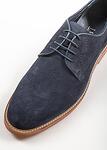 Черни Мъжки Обувки Тип "Дерби" 81449-1 Естествен Велур-Copy