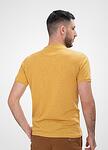 Жълта мъжка тениска лен и памук MORELI / Color 4