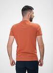 Оранжева мъжка тениска лен и памук MORELI / Color 3