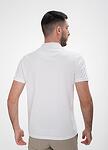 Бяла мъжка тениска с яка DONATO / Color 5