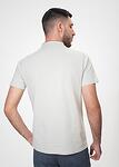 Светло сива мъжка тениска с яка RONI / Color 2