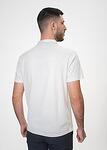 Бяла мъжка тениска с яка RONI / Color 4