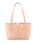 Handbag Croco leather medium