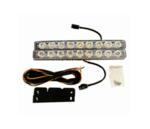LED дневни светлини с бягащ мигач (прави) 25 см