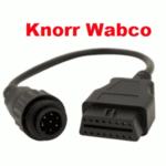 Преходен кабел от 16 пин към 7 пинов Knorr,Wabco ремаркета