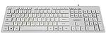 Makki нископрофилна кирилизирана клавиатура Keyboard USB BG - Low profile Chocolate - KB-C14 White