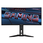 Гейминг монитор GIGABYTE MO34WQC2,QD-OLED, WQHD(3440x1440), 240Hz, 0.03ms, Vesa ClearMR 13000, HDR 400, KVM