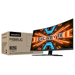 Геймърски Монитор Gigabyte M32UC, 31.5" SS VA UHD 3840x2160, Curved 1500R, 144Hz, 1ms, HDR 400, KVM