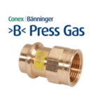 Нипел женски Conex Banninger, меден, прес газ, >B< Press Gas