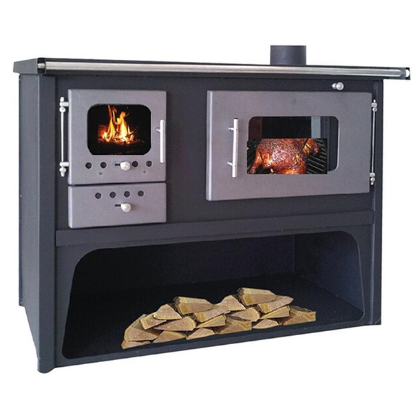 Готварска печка на дърва Металик - модел ЕЛЕГАНТ - с подвижен чугунен .