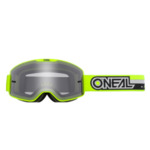 O'Neal B20 Flat черно/бяла маска прозрачна плака