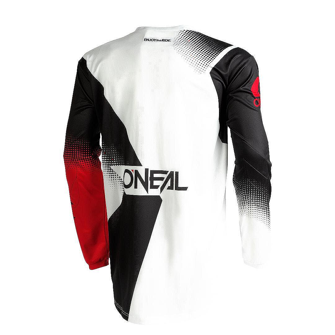 Джърси O'Neal Element Racewear бяло/червена