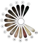 Коса на треси 60 см MAGAMA - Цвят 24-Copy