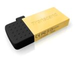 Transcend 64GB Jetflash 380G OTG USB2.0 Flash Drive - Gold Edition