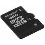 Kingston 4GB microSDHC Class 4 Flash Card