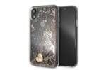 Guess "Hearts" Glitter Hard Case for iPhone Xr - Gold