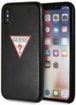 Guess GUHCI65PTPUBK PU Leather Case Triangle Black for iPhone XS Max