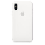 Apple iPhone Xs Silicone Case (White)