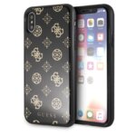 GUHCPXTGGPBK Guess Layer Glitter Peony Case for iPhone X/XS Black