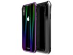 Luphie Aurora Magnet Hard Case Black/Purple pro iPhone X
