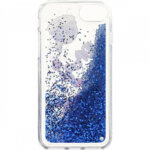 CG Mobile Karl Lagerfeld KLHCI8KSG  Hard Case Captain Karl Liquid Glitter Blue for iPhone 7/8