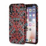 CG Mobile GUHCI8PMPTBK Guess Triangle Hard Case All Over Black for iPhone 7/8