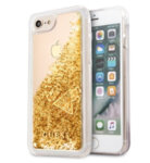 GUHCI8GLUFLGO Guess Liquid Glitter Hard Case Gold for iPhone 7/8