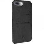 Relaxed Wallet Leather Clip - кожен (естествена кожа) кейс за iPhone 8 Plus, iPhone 7 Plus (черен)