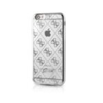 Guess 4G TPU Pouzdro Silver pro iPhone 5/5S/SE,
