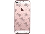 Guess Capa Silicone para Apple iPhone 5/SE Rose Gold