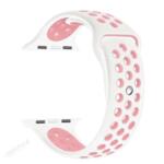 Handodo Double Silicone Band for iWatch 4 40mm White/Pink (EU Blister)