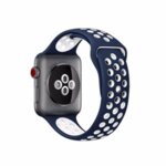 Handodo Double Silicone Band for iWatch 4 40mm Blue/White (EU Blister)