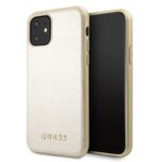 Guess Iridescent Cover for iPhone 11 Gold
