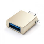 Satechi Type-C - Type A USB Adapter - Gold