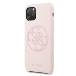 GUHCN61LS4GLP Guess 4G Tone on Tone Cover for iPhone 11 Light Pink (EU Blister)