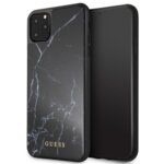 GUHCN65HYMABK Guess Marble Cover for iPhone 11 Pro Max Black (EU Blister)