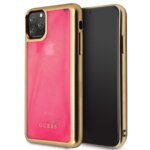 Guess Glow In The Dark Zadní Kryt pro iPhone 11 Pro Pink